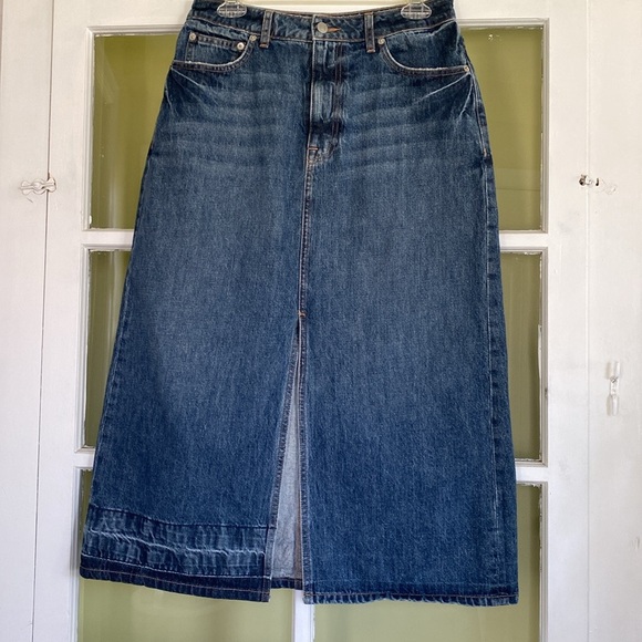 Simkhai Denim Midi/Maxi Skirt, size M - Picture 5 of 13